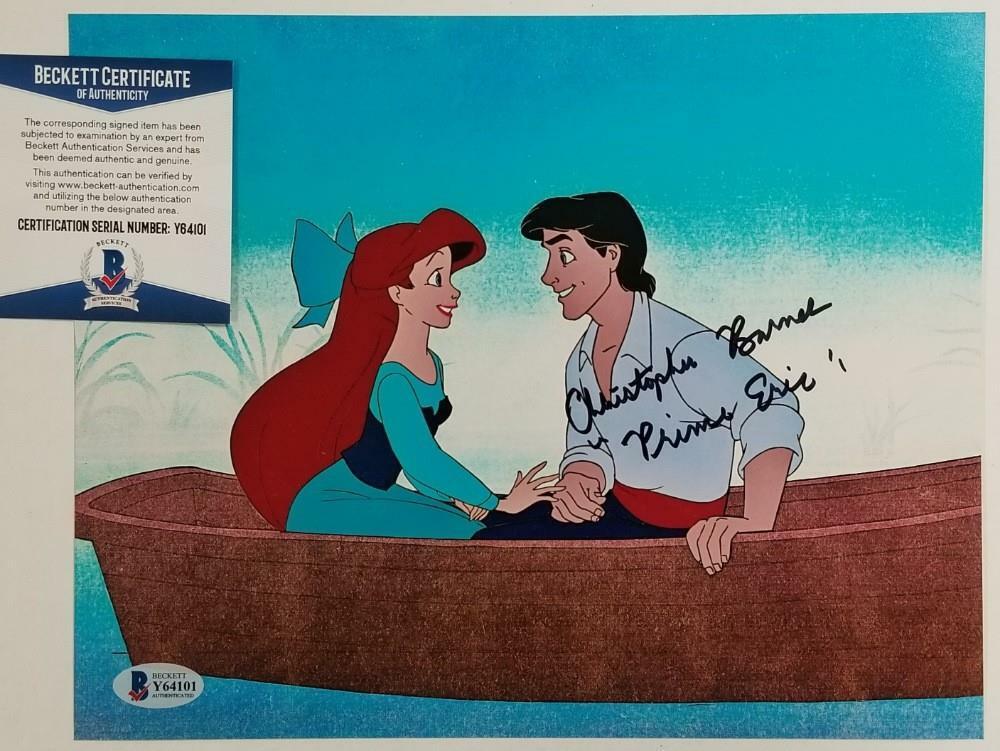 Christopher Barnes signed Prince Eric