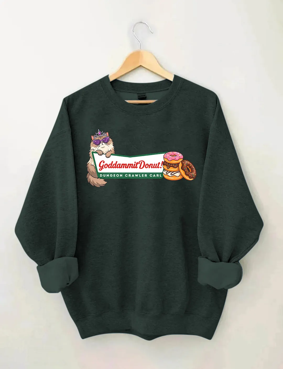 Goddammit Donut Dungeon Crawler Carl Sweatshirt