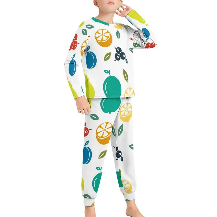 Children's Pajama Suit Easter Eggs Background