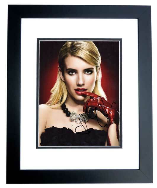 Emma Roberts Signed Scream Queens - American Horror Story 11x14 Photo Poster painting FRAMED