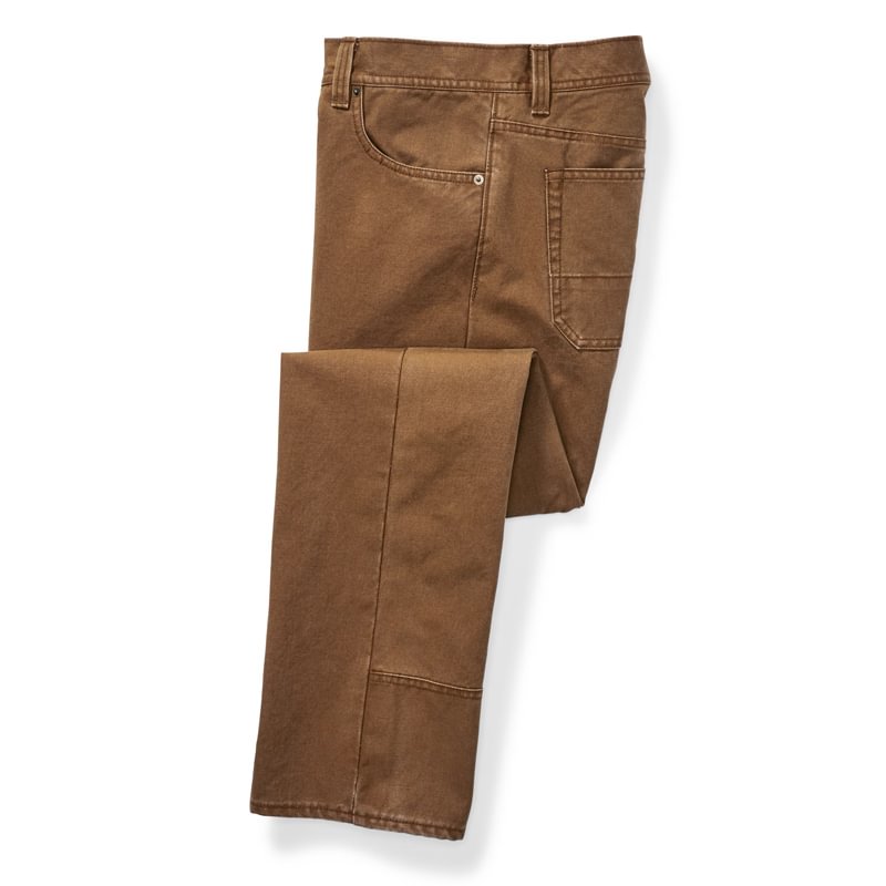 10.5 Oz 100% Cotton Duck Down Canvas Straight-leg Pants