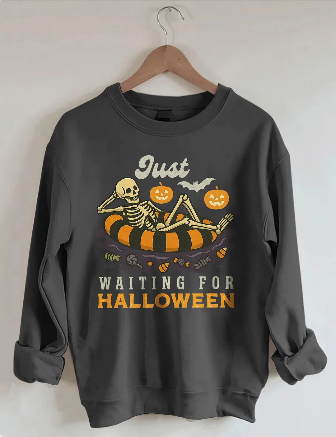 Just Waiting For Halloween Sweatshirt