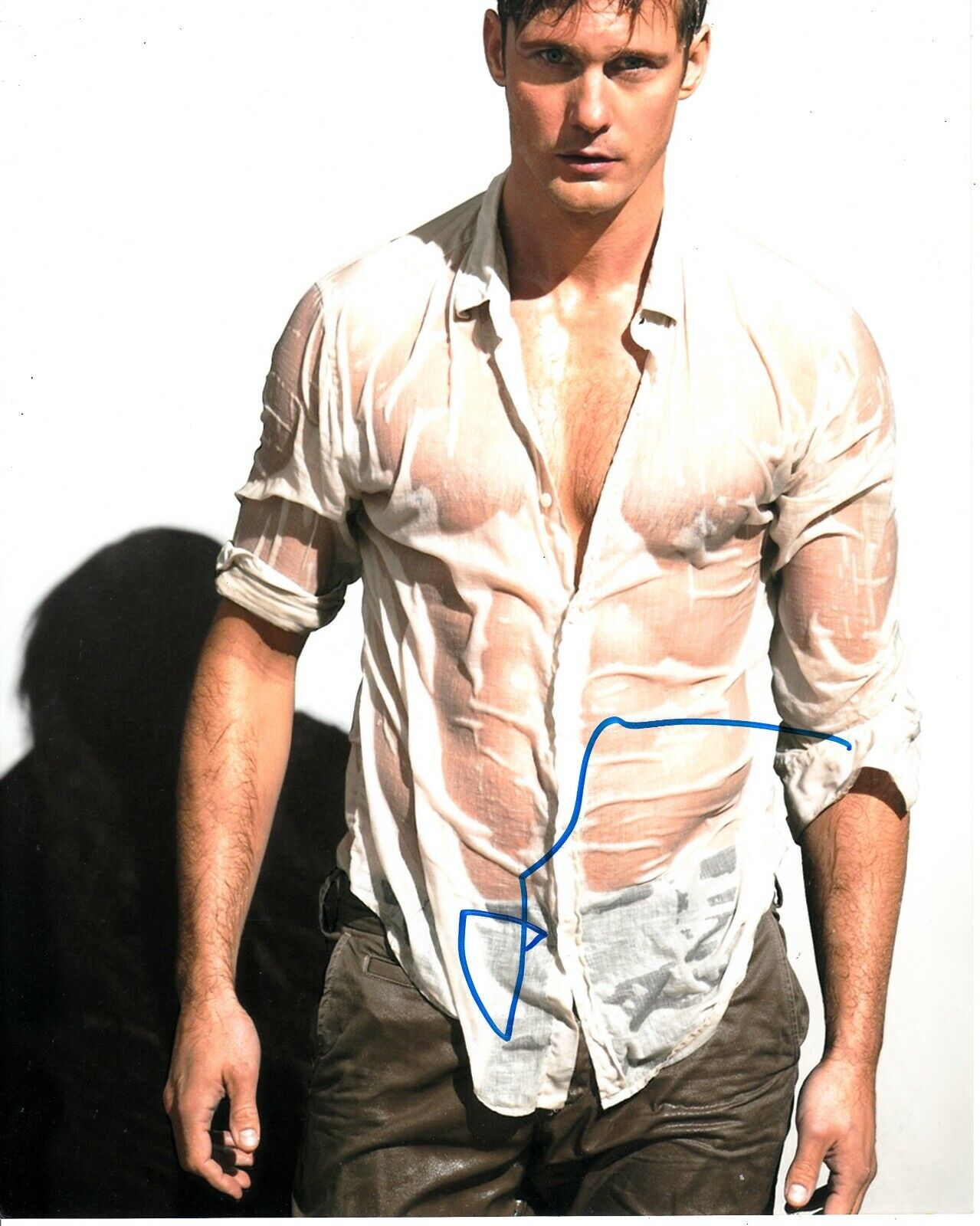 ALEXANDER SKARSGARD SIGNED SEXY COOL Photo Poster painting UACC REG 242 (1)