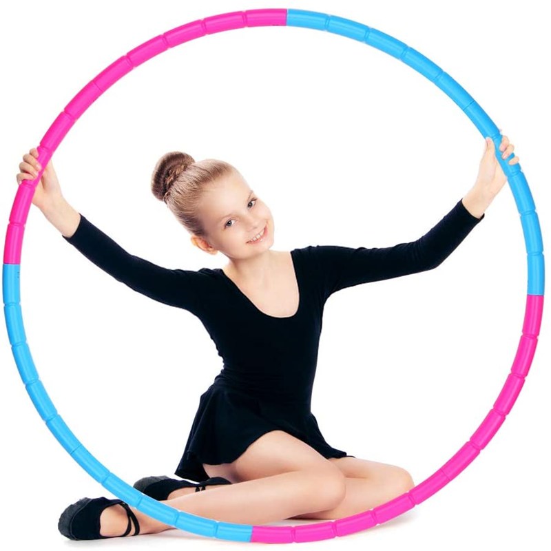

4 Tubes Detachable Sports Hoop Thin Waist Kids Slimming Ring Circle Loops, 501 Original
