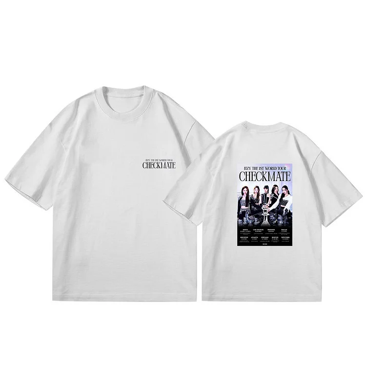 ITZY World Tour Concert CHECKMATE T-shirt