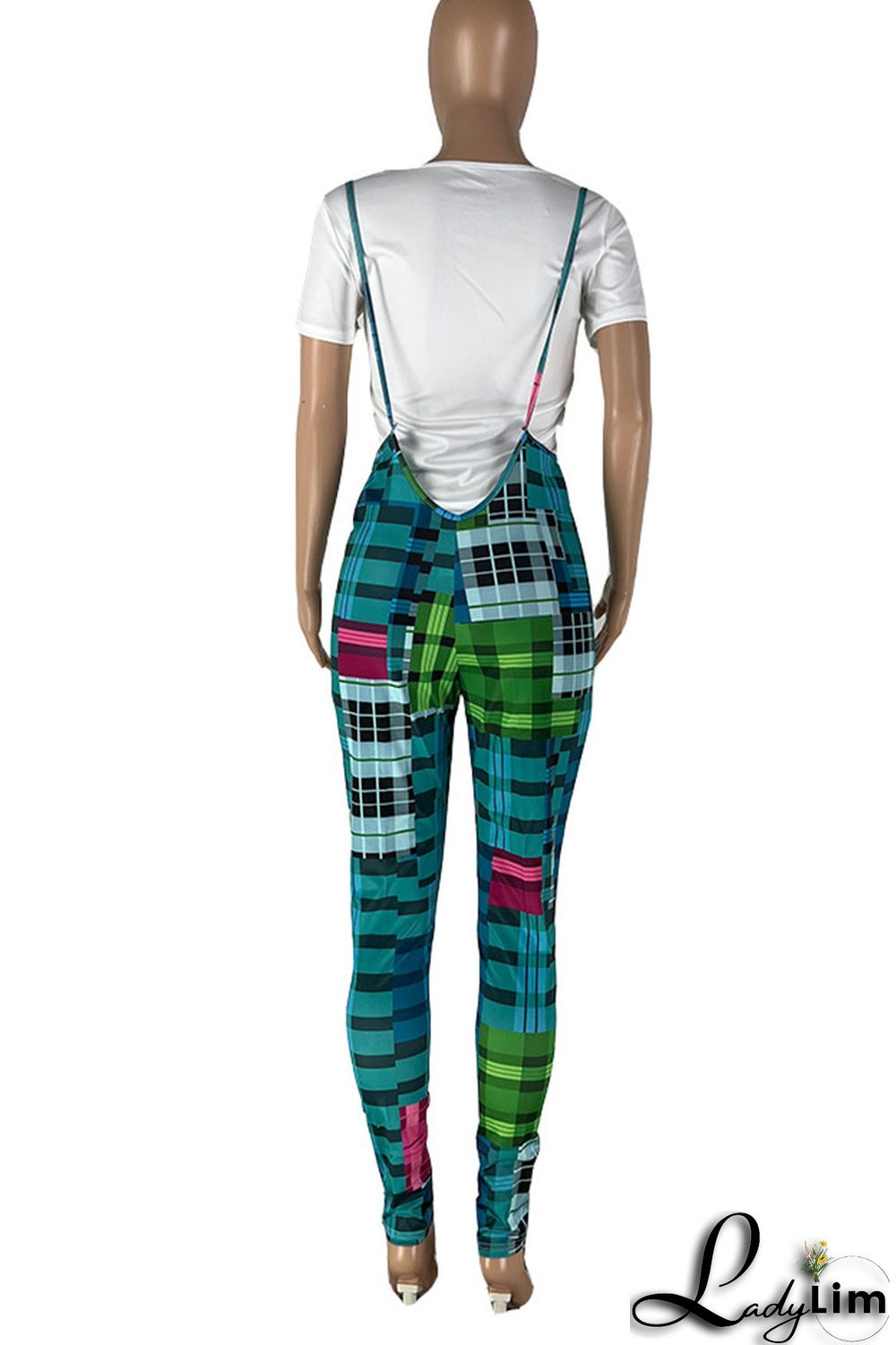 Orange Casual Print Split Joint O Neck Short Sleeve Two Pieces