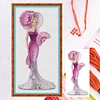 Lady - 2 strands 14CT Counted Cross Stitch 36*66cm(Brand)