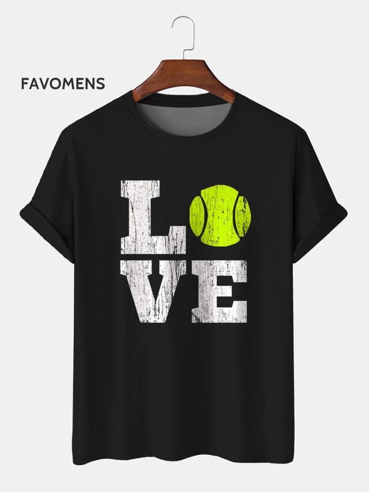 Sports Tennis Love T-Shirt Multicolor / S
