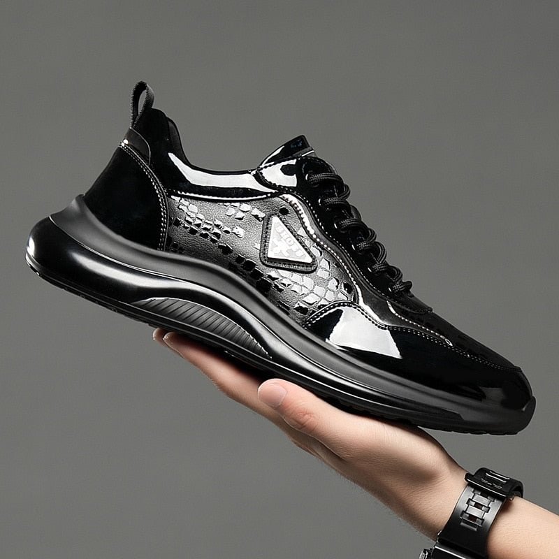 Men's Shoes 2021 Autumn New Shoes Men's Trendy Shoes Black Fashion Casual All-Match Soft Sole Men's Casual Sneakers Shoes
