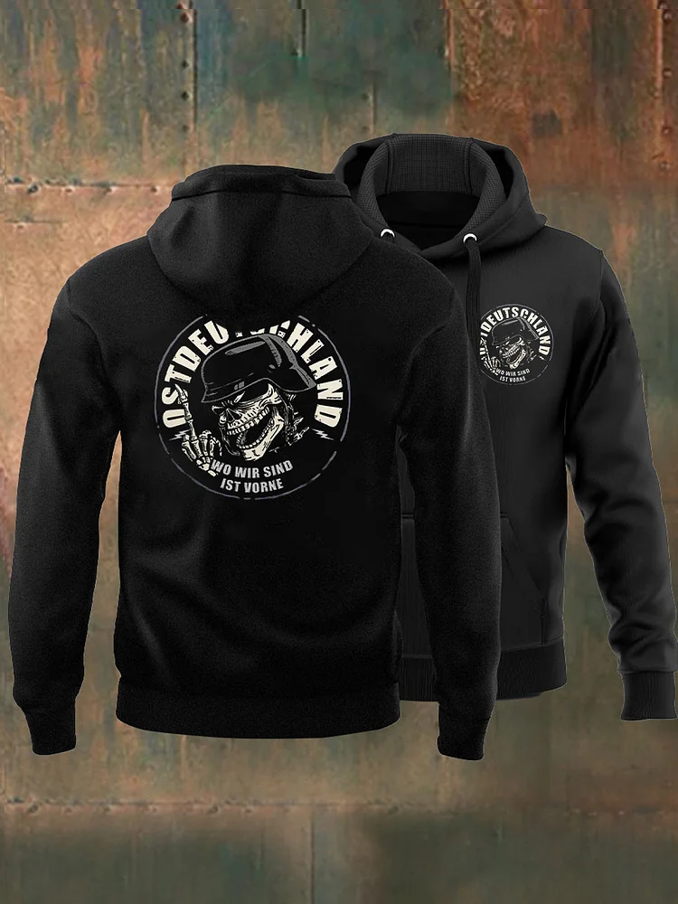 Herren-Sweatshirt mit Kapuze Ost deutschland