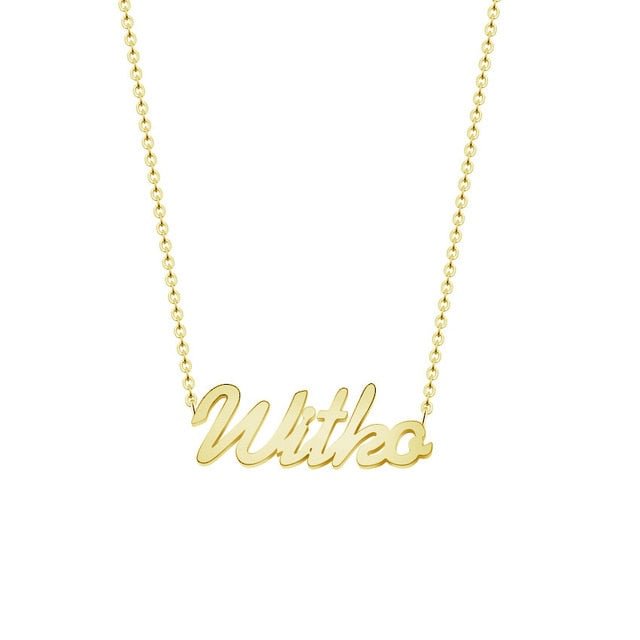 Personalized English Name Necklace - Gotamochi Kawaii Shop, Kawaii Clothes