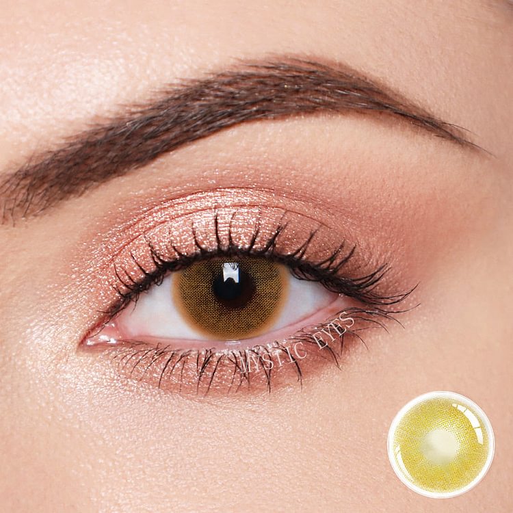 Cloud Brown Colored Contact Lenses