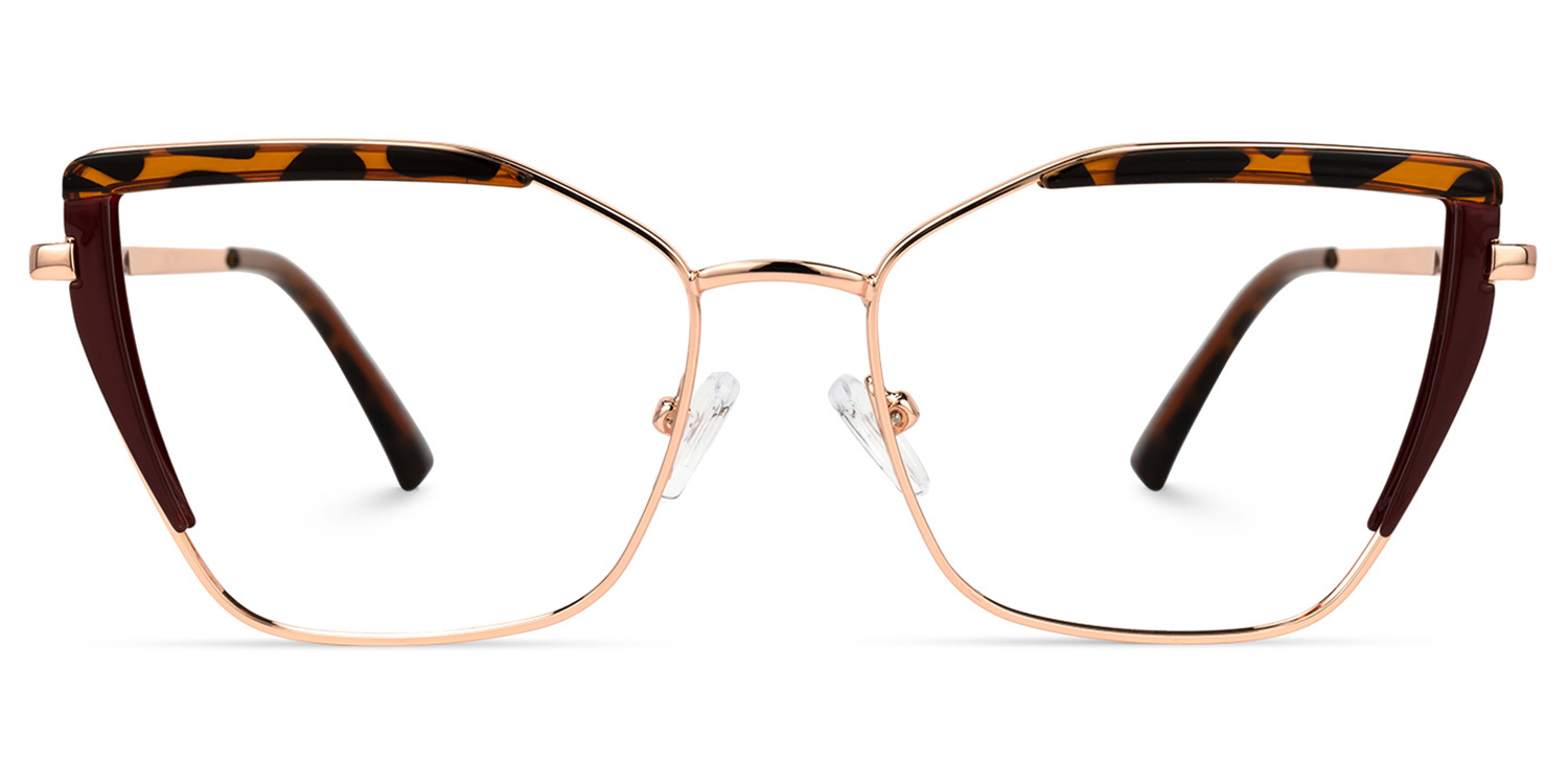 Milow Braun-Tortoise Cateye Brille Braun-Tortoise