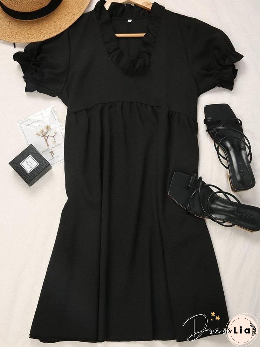 Breakfast at Tiffany&rsquo;s Black Dress P10359