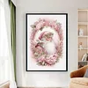 (Stamped/Counted) Pink Santa - 14CT Cross Stitch 45*65cm/17.72*25.59in(Big Size)