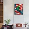 Diamond Painting -5D Full Round Drill US Flag Animal