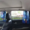Car Sun Shield Magnetic Cartoon Mesh Car Side Window Privacy Curtain