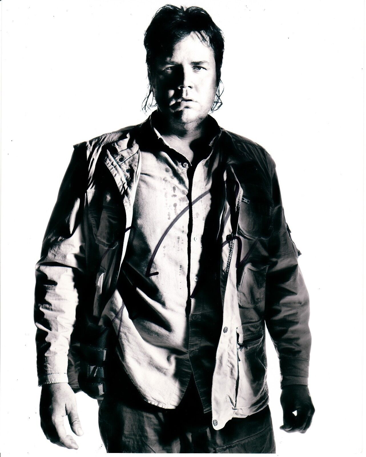 JOSH McDERMITT SIGNED THE WALKING DEAD Photo Poster painting UACC REG 242 (2)