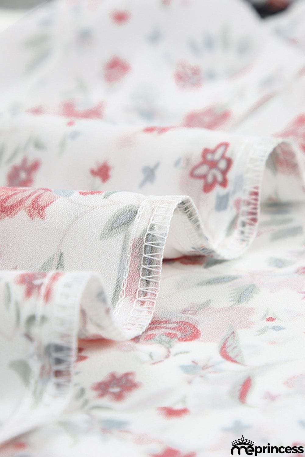 Smocked Frilled Boho Floral Print Halter Tank Top