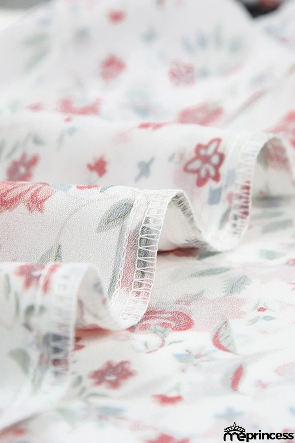 Smocked Frilled Boho Floral Print Halter Tank Top