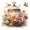 (Multi-Style) Flower Bird Cage Lanterns-11CT Stamped Cross Stitch 40*40cm/15.75*15.75in