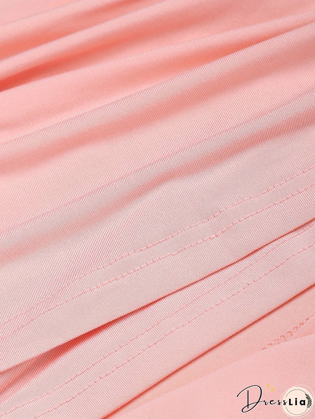 Casual Simple Two-piece Set, Solid Tucked Tops & Floral Print Spaghetti Strap Dress Outfits, Women's Clothing