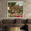 Garden Cottage-Partial Round Diamond Painting
