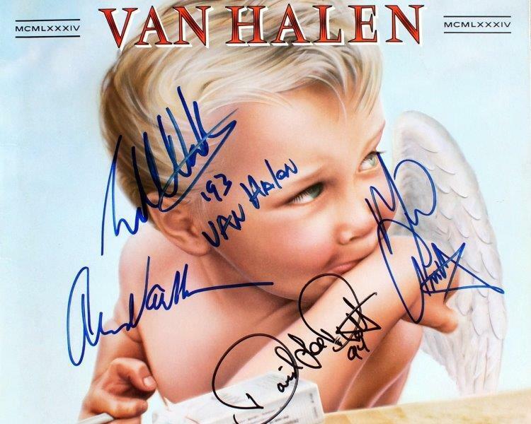 REPRINT - VAN HALEN 1984 Autographed Signed 8x10 Photo Poster painting Poster RP David Lee Roth