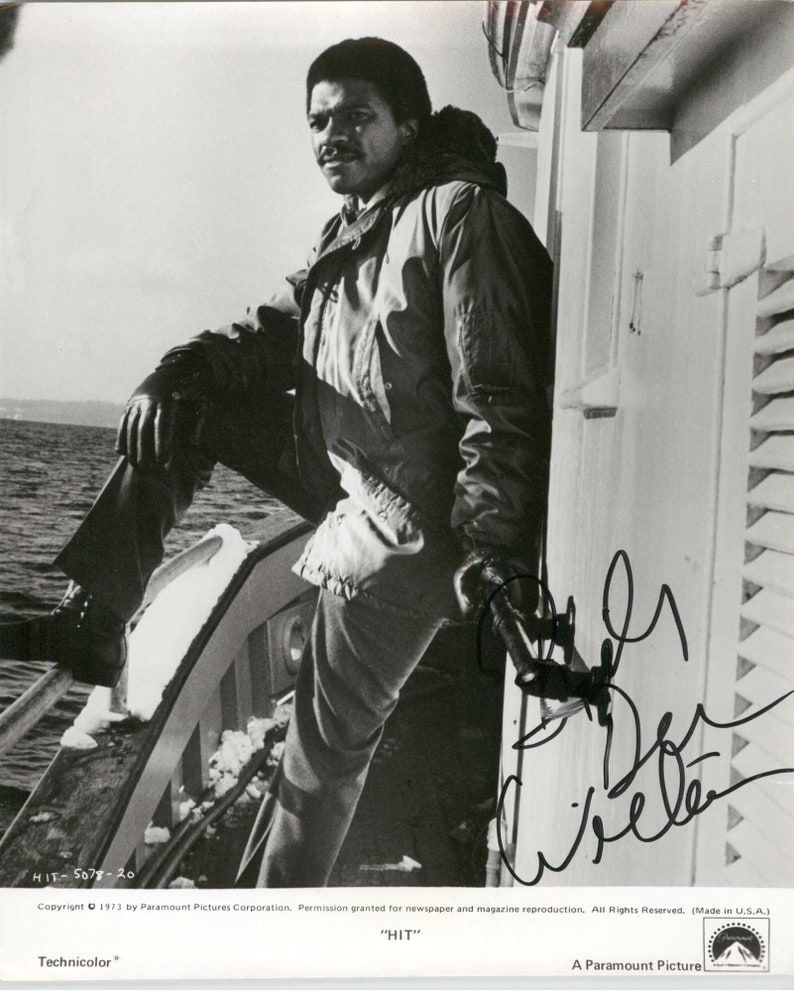 Billy Dee Williams Signed Autographed Vintage Hit