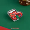 20PCS Christmas Theme Acrylic Paper Photo Pins Student Stationery Snacks Bag Clips