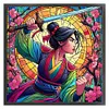 Disney-Princess Mulan-14CT Stamped Cross Stitch 40*40cm/15.75*15.75in