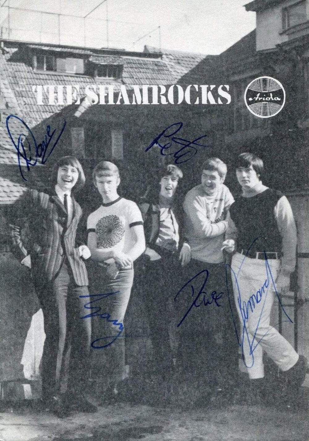 THE SCHAMROCKS autographs, British Beat band, signed Photo Poster painting