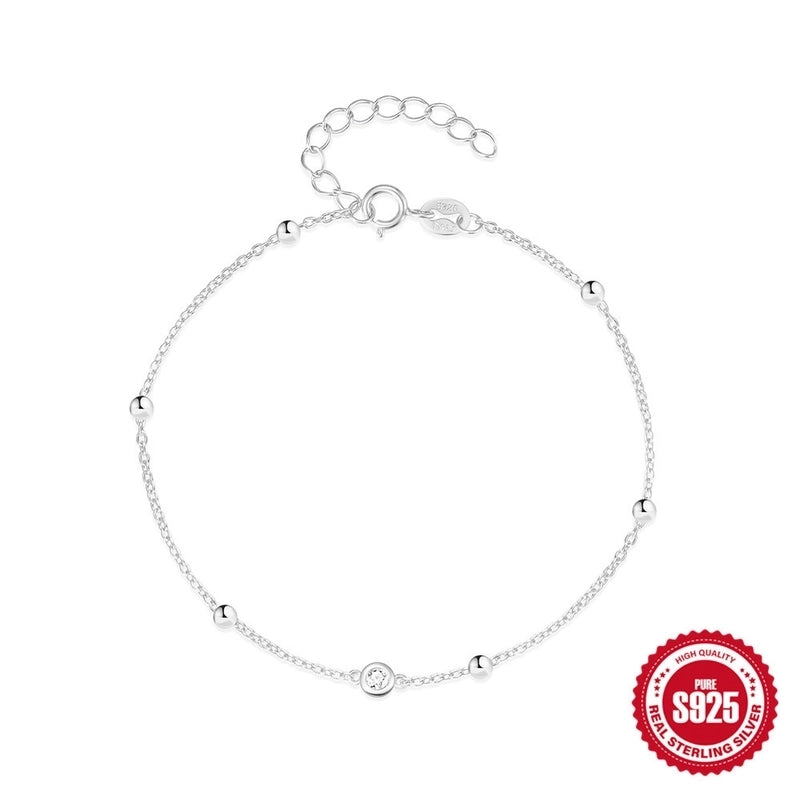 925 Sterling Silver Bracelets Minimalist