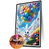 Diamond Painting-DIY Full Round Drill Balloon Rabbit(60*40 CM)