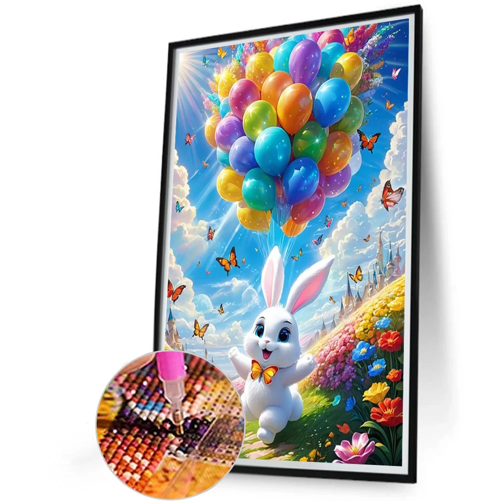 Diamond Painting - Full Round Drill - Sring Rabbit(Canvas|40*60cm)