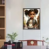Diamond Painting -DIY Round Drill Curly Hair Girl(40x50cm)