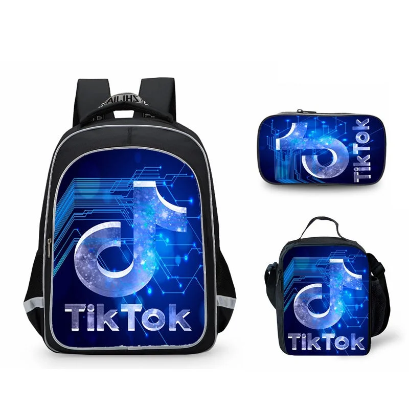 Buzzdaisy Kids Tik Tok Backpack 3pcs