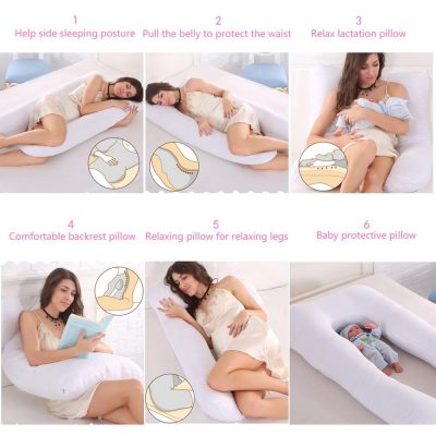 Pregnancy Support Pillow White 2