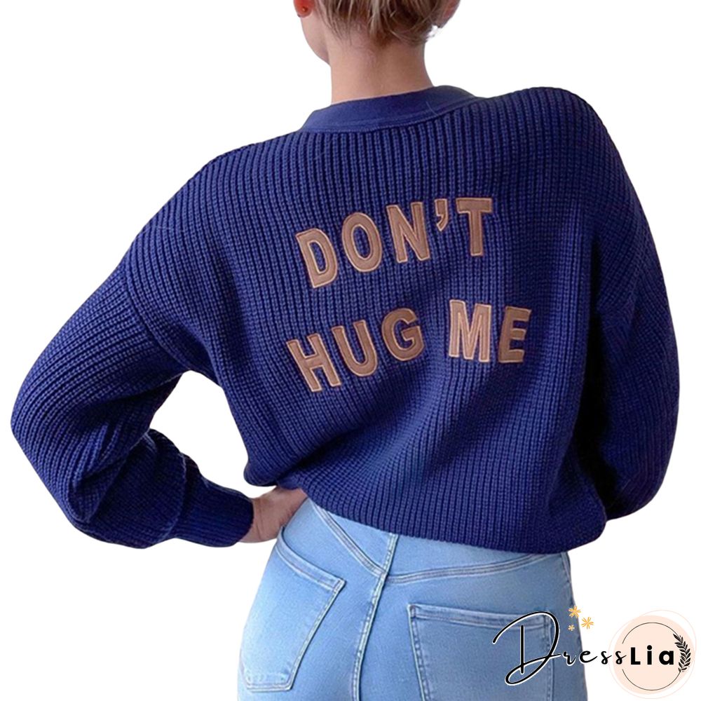 New Sweater Autumn White Knitted Cardigan Cute Bear Pattern Coat Sweater Female Clothes V Neck Button Tops