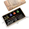 Starry Sky Glass Fountain Dip Pen Stationery English Calligraphy Pen Gift