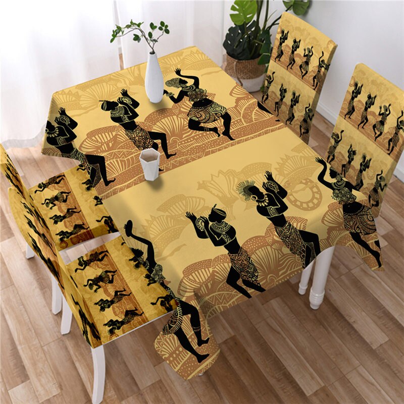 

African - Tablecloth Without Chair Cover, 140*210cm, 501 Original