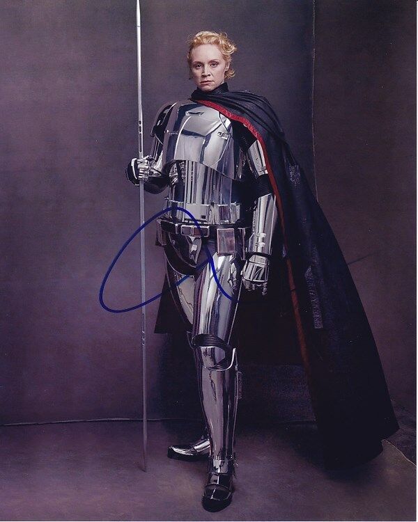 GWENDOLINE CHRISTIE signed autographed STAR WARS CAPTAIN PHASMA Photo Poster painting