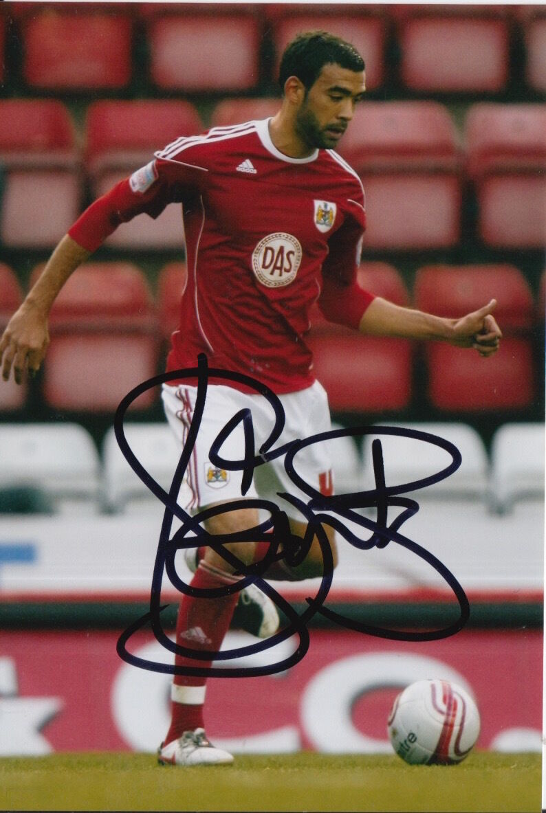 BRISTOL CITY HAND SIGNED LIAM FONTAINE 6X4 Photo Poster painting 2.