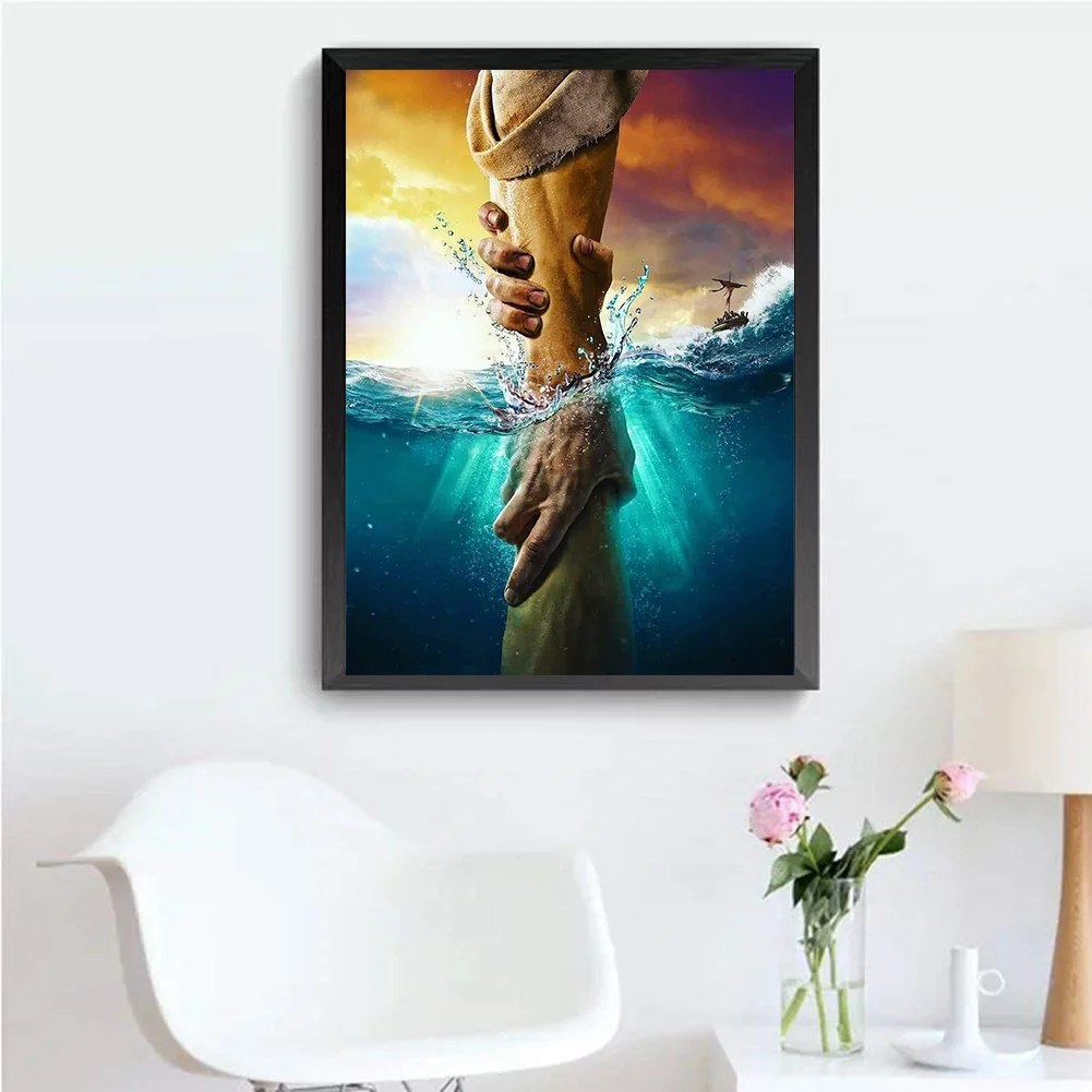 Diamond Painting - Full Round Drill - Helping Hand(30*40cm)