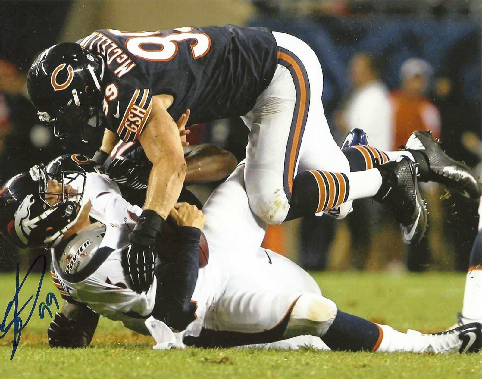SHEA MCCLELLIN CHICAGO BEARS SIGNED 8X10 PICTURE 1