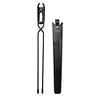 BBQ Charcoal Clips Carbon Steel Long Handle Fire Poker Outdoor Camping BBQ Tools