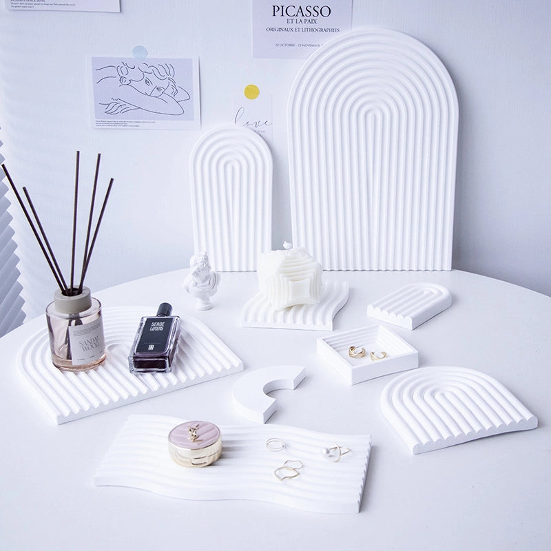 Gypsum Nordic Style Modern Style Minimalist Geometric Jewelry Rack