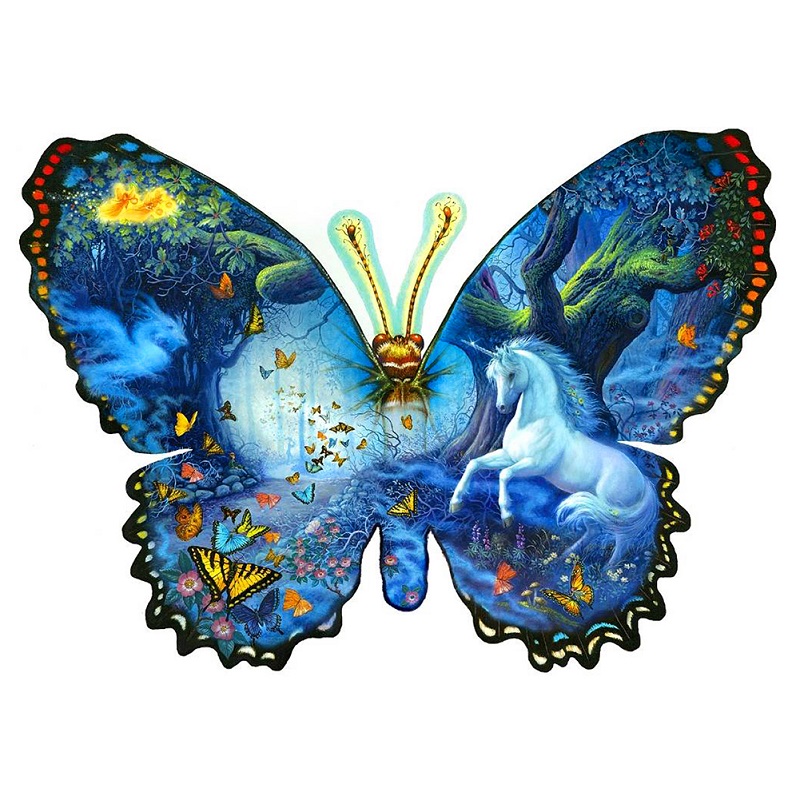 

Butterfly - 11CT Stamped Cross Stitch - 50*50CM, 501 Original