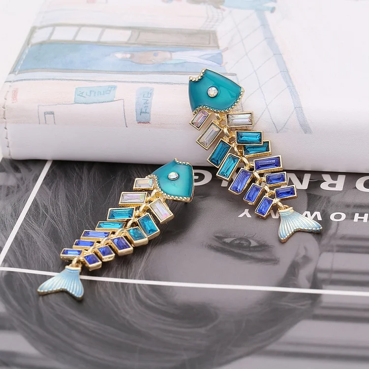 Fishbone Earring 