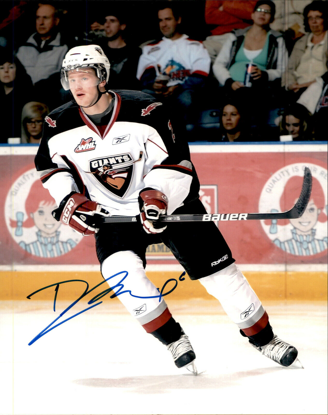 David Musil SIGNED 8x10 Photo Poster painting VANCOUVER GIANTS / EDMONTON OILERS